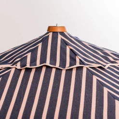 Business & Pleasure Co. The Market Umbrella - Monaco Navy And Pink Stripe