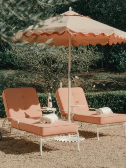 Business & Pleasure Co. The Market Umbrella - Rivie Pink