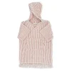 Business & Pleasure Co. The Mini Poncho - Lauren'S Pink Stripe