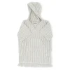 Business & Pleasure Co. The Mini Poncho - Lauren'S Sage Stripe