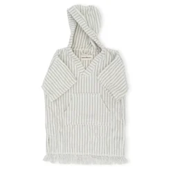 Business & Pleasure Co. The Mini Poncho - Lauren'S Sage Stripe