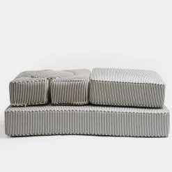 Business & Pleasure Co. The Modular Pillow Stack - Lauren'S Navy Stripe