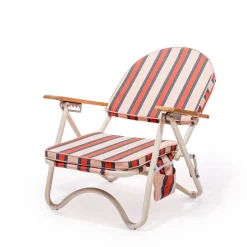 Business & Pleasure Co. The Pam Chair - Bistro Dusty Pink Stripe
