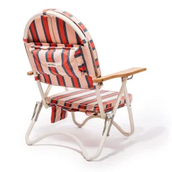 Business & Pleasure Co. The Pam Chair - Bistro Dusty Pink Stripe