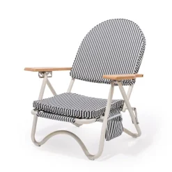 Business & Pleasure Co. The Pam Chair - Laurens Navy Stripe