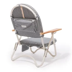 Business & Pleasure Co. The Pam Chair - Laurens Navy Stripe