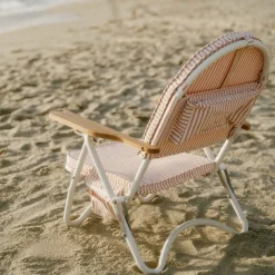 Business & Pleasure Co. The Pam Chair - Laurens Pink Stripe