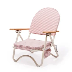 Business & Pleasure Co. The Pam Chair - Laurens Pink Stripe