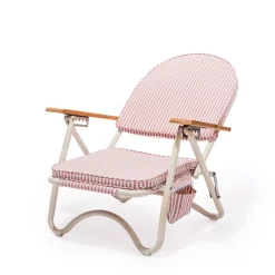 Business & Pleasure Co. The Pam Chair - Laurens Pink Stripe