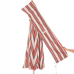 Business & Pleasure Co. The Patio Umbrella - Bistro Dusty Pink Stripe