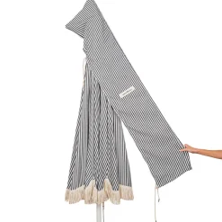 Business & Pleasure Co. The Patio Umbrella - Lauren'S Navy Stripe