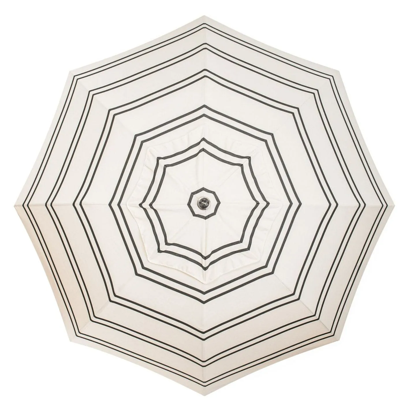 Business & Pleasure Co. The Patio Umbrella - Malibu Black Stripe