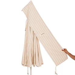 Business & Pleasure Co. The Patio Umbrella - Monaco Natural Stripe