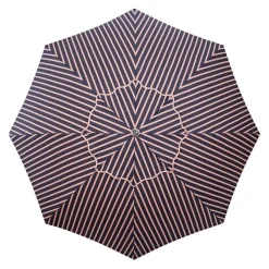 Business & Pleasure Co. The Patio Umbrella - Monaco Navy And Pink Stripe