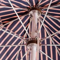 Business & Pleasure Co. The Patio Umbrella - Monaco Navy And Pink Stripe