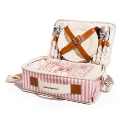 Business & Pleasure Co. The Picnic Set - Laurens Pink Stripe