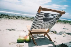 Business & Pleasure Co. The 2-Piece Chair - Lauren'S Navy Stripe