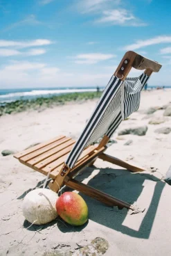 Business & Pleasure Co. The 2-Piece Chair - Lauren'S Navy Stripe