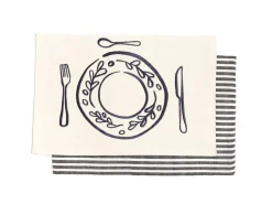 Business & Pleasure Co. The Placemat - Lauren'S Navy Stripe