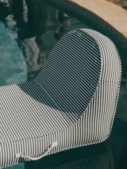 Business & Pleasure Co. The Pool Lounger - Lauren'S Navy Stripe
