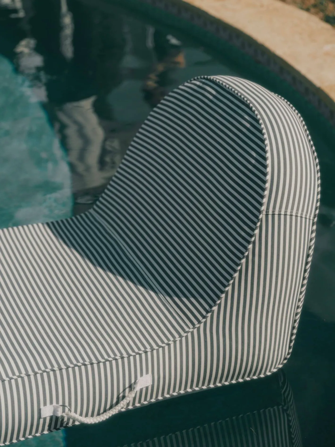 Business & Pleasure Co. The Pool Lounger - Lauren'S Navy Stripe