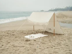 Business & Pleasure Co. The Premium Beach Tent - Lauren'S Sage Stripe