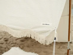 Business & Pleasure Co. The Premium Beach Tent - Lauren'S Sage Stripe