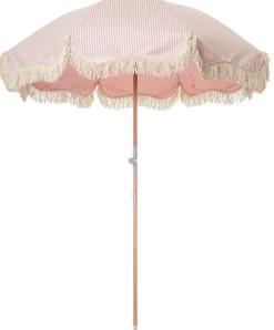 Business & Pleasure Co. The Premium Beach Umbrella - Lauren'S Pink Stripe