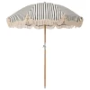 Business & Pleasure Co. The Premium Beach Umbrella - Monaco Black Stripe