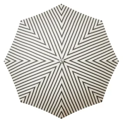 Business & Pleasure Co. The Premium Beach Umbrella - Monaco Black Stripe