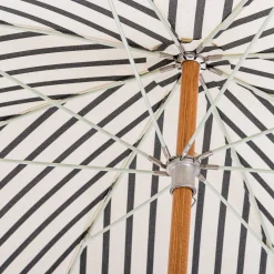 Business & Pleasure Co. The Premium Beach Umbrella - Monaco Black Stripe