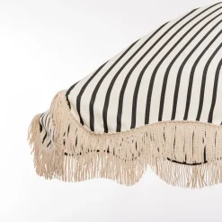 Business & Pleasure Co. The Premium Beach Umbrella - Monaco Black Stripe