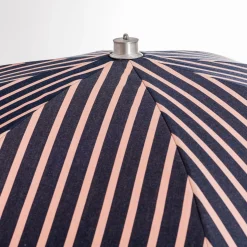 Business & Pleasure Co. The Premium Beach Umbrella - Monaco Navy And Pink Stripe