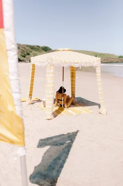 Business & Pleasure Co. The Premium Cabana - Vintage Yellow Stripe
