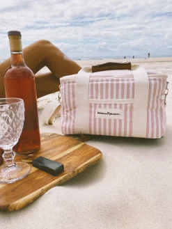 Business & Pleasure Co. The Premium Cooler Bag - Lauren'S Pink Stripe
