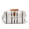 Business & Pleasure Co. The Premium Cooler Bag - Monaco Black Stripe