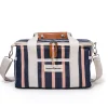 Business & Pleasure Co. The Premium Cooler Bag - Monaco Navy And Pink Stripe
