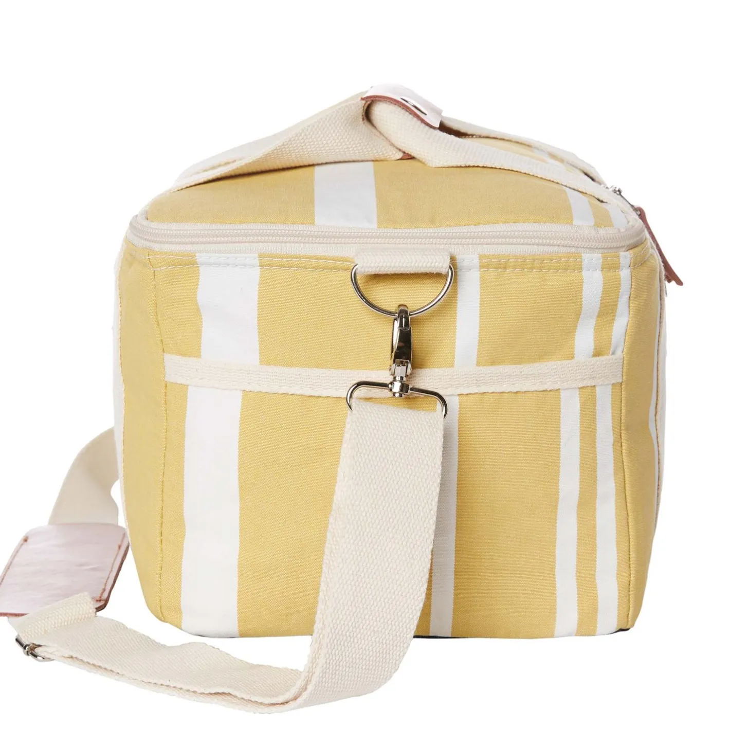 Business & Pleasure Co. The Premium Cooler Bag - Vintage Yellow Stripe
