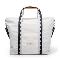 Business & Pleasure Co. The Premium Cooler Tote Bag - Rivie White