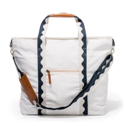 Business & Pleasure Co. The Premium Cooler Tote Bag - Rivie White