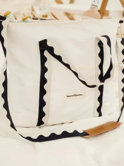 Business & Pleasure Co. The Premium Cooler Tote Bag - Rivie White