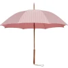 Business & Pleasure Co. The Rain Umbrella - Lauren'S Pink Stripe
