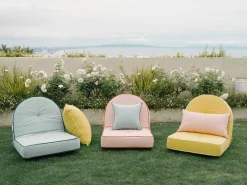 Business & Pleasure Co. The Reclining Pillow Lounger - Rivie Pink