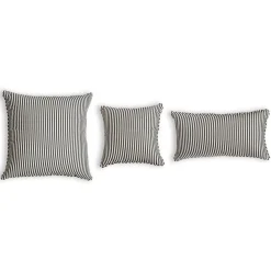 Business & Pleasure Co. The Rectangle Throw Pillow - Lauren'S Navy Stripe