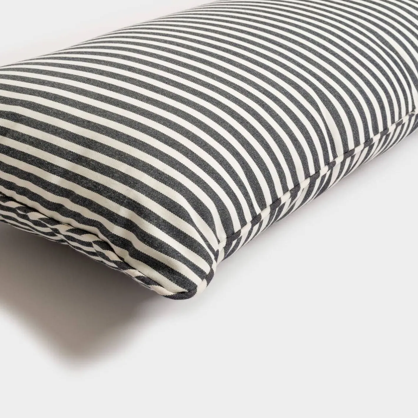 Business & Pleasure Co. The Rectangle Throw Pillow - Lauren'S Navy Stripe