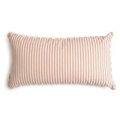 Business & Pleasure Co. The Rectangle Throw Pillow - Lauren'S Pink Stripe