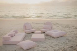 Business & Pleasure Co. The Rectangle Throw Pillow - Lauren'S Pink Stripe