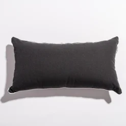 Business & Pleasure Co. The Rectangle Throw Pillow - Rivie Black