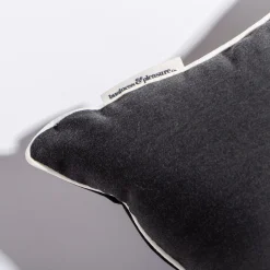 Business & Pleasure Co. The Rectangle Throw Pillow - Rivie Black