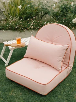 Business & Pleasure Co. The Rectangle Throw Pillow - Rivie Pink